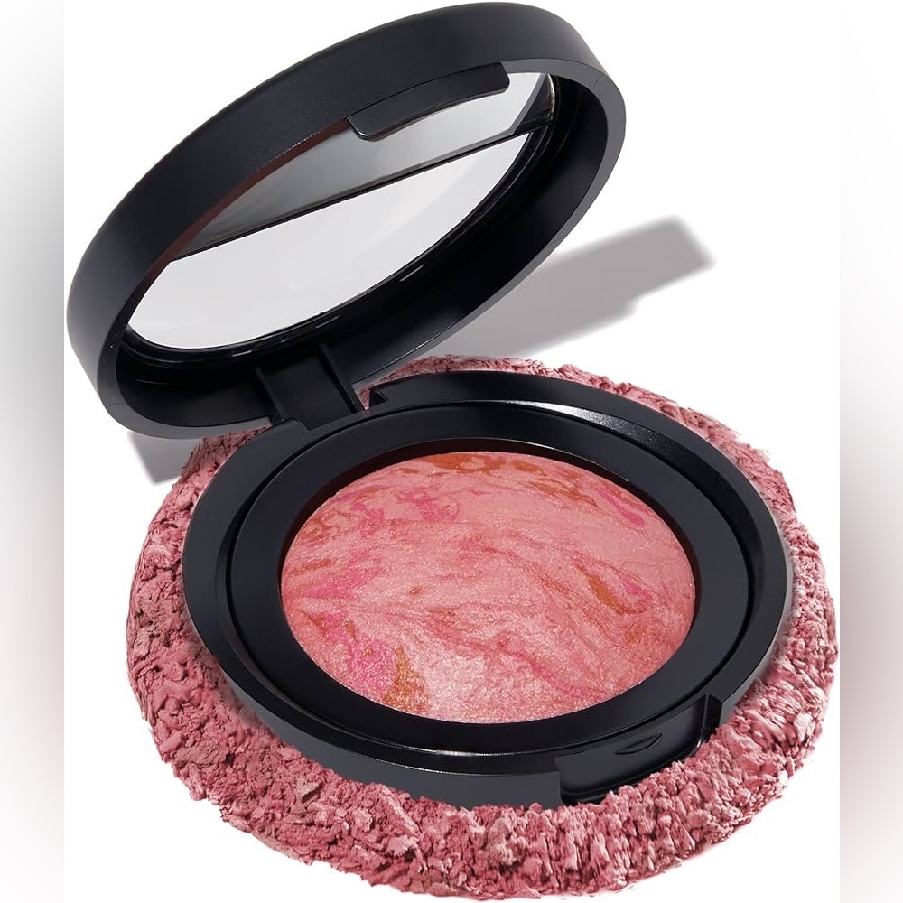 Laura Geller Baked Blush-n-Brighten Marbleized Blush - Pink Buttercream